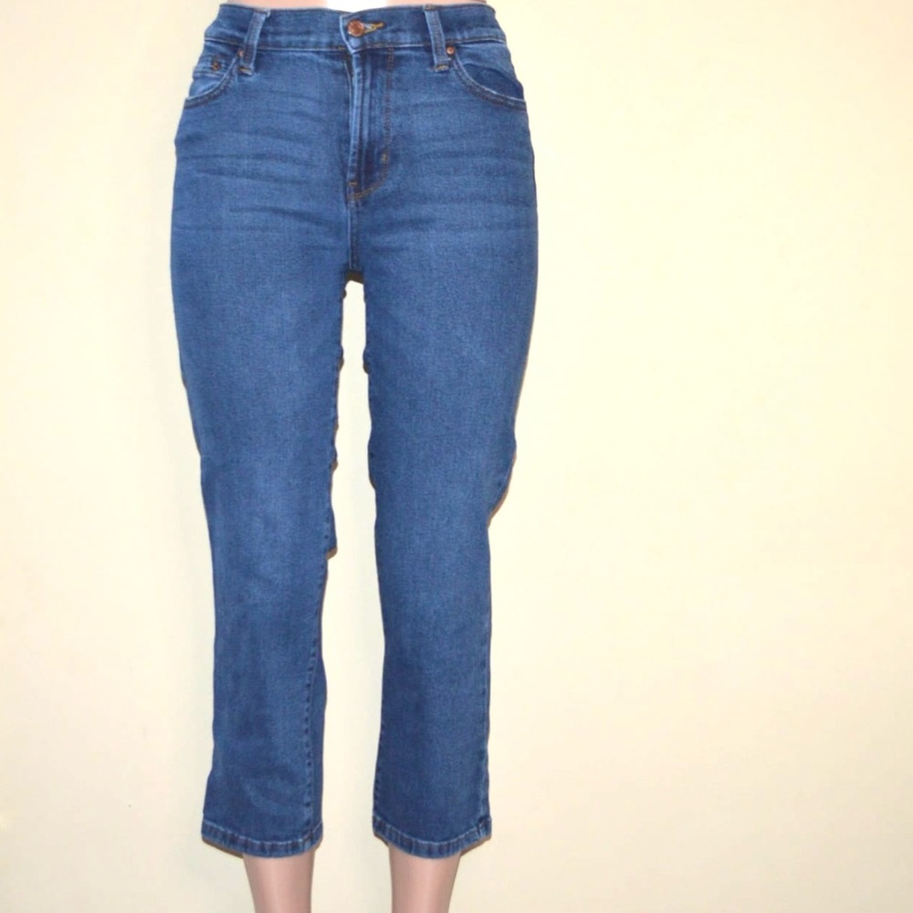 Rachel Roy Women's High Waist Capri Jeans Size 6/28